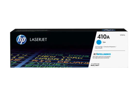 HP 410A - cyan - original - LaserJet - toner cartridge (CF411A)